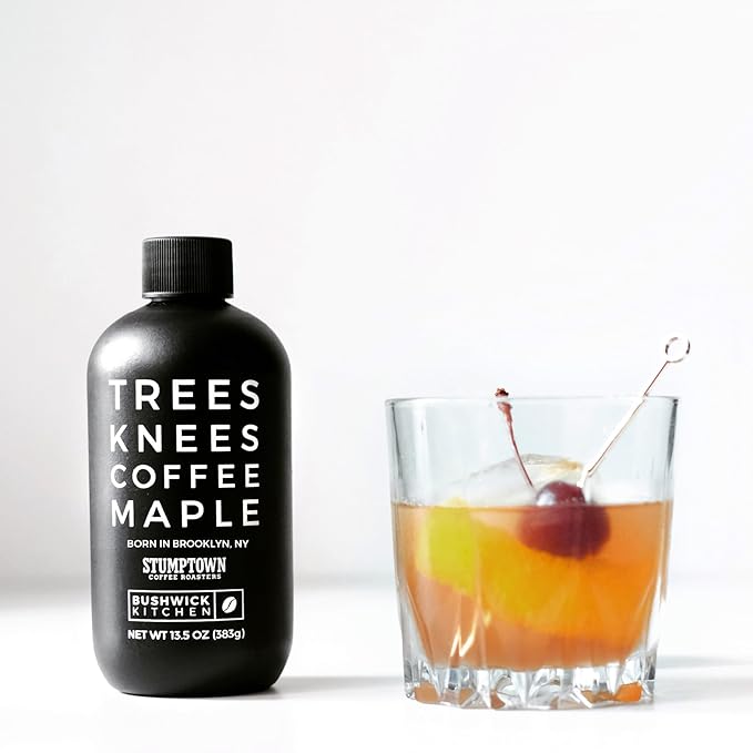 Trees Knees Maple Syrup Gift Set, Maple, Butter, Cinnamon, and Coffee Flavored Syrup, Gluten Free, Great Food Gifts or Food Gift Basket