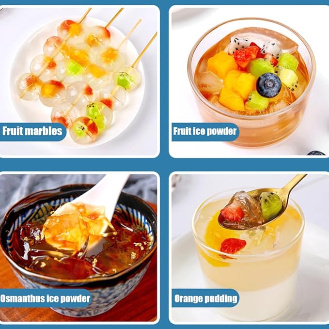 jelly powder10.58oz/300g, konjac jelly powder竊똦omemade desserts, jelly pudding powder,Transparent jelly powder