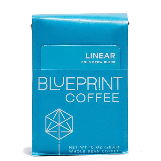 Blueprint Coffee Linear Cold Brew Blend Whole Bean Coffee, 10 oz