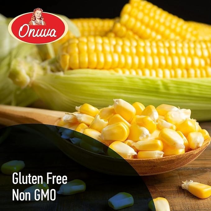 Corn Starch by Onuva - 10 lbs, (4,53 kg) - Gluten Free - Vegan - Thickener For Sauces, Soup, & Gravy