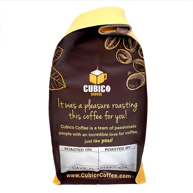 Tanzanian Peaberry Coffee, Single Serve Coffee Pods, Premium Tanzania Peaberry Single Origin Fresh Roasted Coffee | K-Cup Compatible Brewers | Cubico Coffee | 10 Count