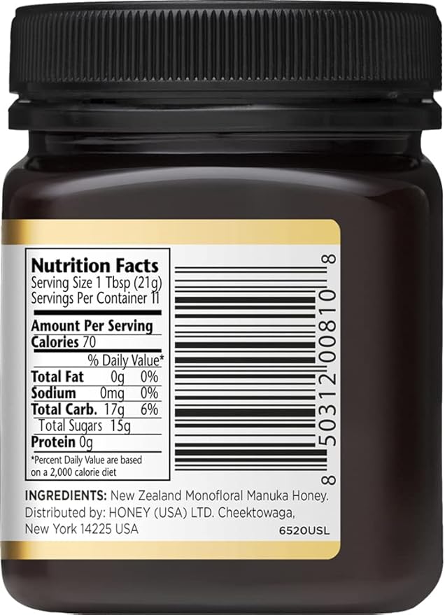 MANUKA DOCTOR - MGO 425+ Manuka Honey Monofloral, 100% Pure New Zealand Honey. Certified. Guaranteed. RAW. Non-GMO (8.75 oz)