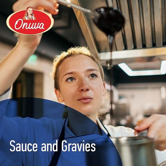 Corn Starch by Onuva - 5 lbs, (2,3 kg) - Gluten Free - Vegan - Thickener For Sauces, Soup, & Gravy
