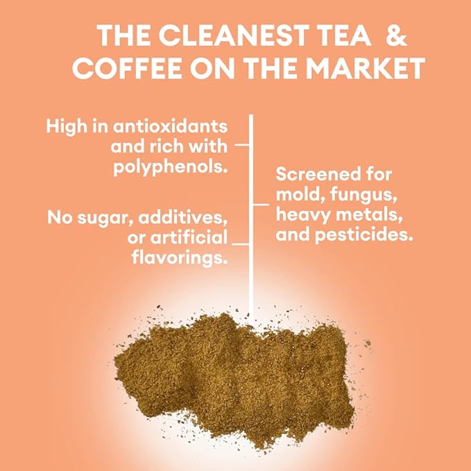Cusa Tea Instant Coffee Variety Packets | Light Medium Dark Vanilla Mocha and Dirty Chai Flavors | Premium Coffee Drink Mix Gifts (30 Single Pack)