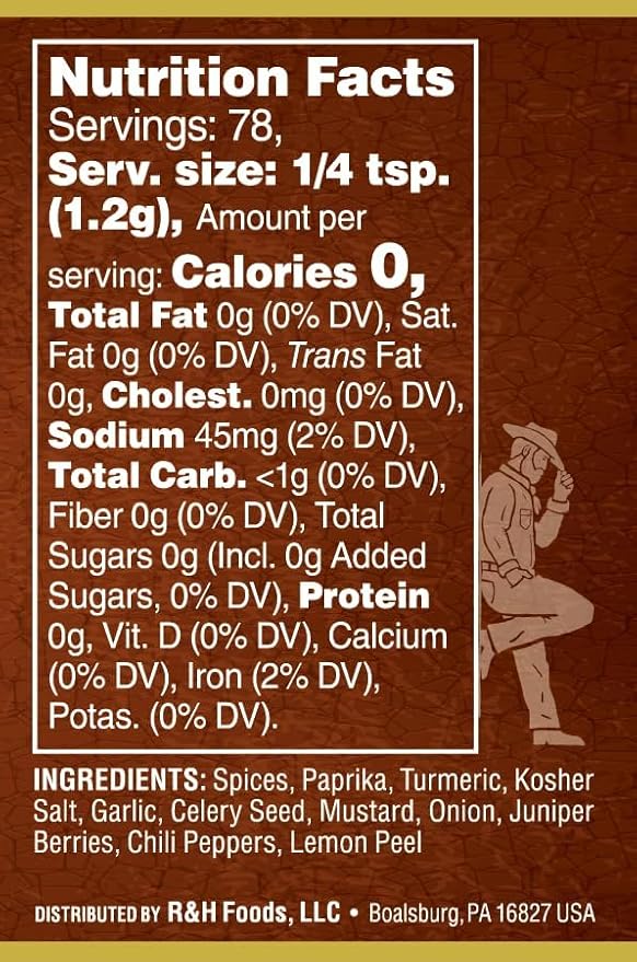 Grub Kicker Appalachian All Purpose Seasoning- 3.4 oz Bottle - All Purpose Seasonings for Cooking BBQ, Chicken Wings, Pork & More - Use for AP & Soul Food Seasoning Recipes