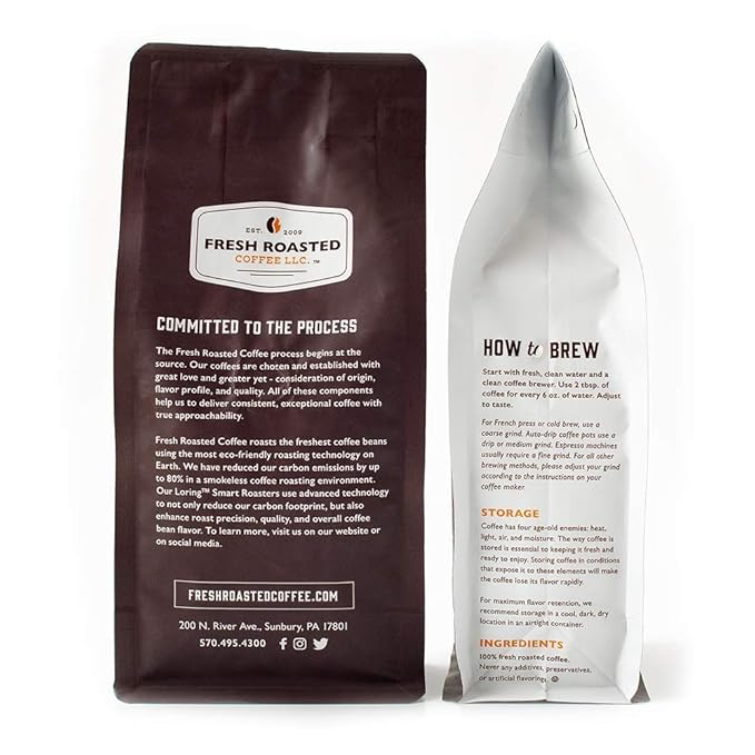Fresh Roasted Coffee, Organic Java Taman Dadar | USDA Organic, RFA, Kosher | Medium Roast 5 lb (80 oz) Whole Bean
