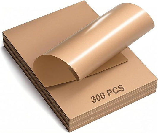 Parchment Paper for Baking 300PCS 12 x 16Inches, Non-Stick Precut Baking Parchment,Parchment Paper for Air Fryer Baking Grilling Steaming Bread Cup Cake Cookie, Unbleached Parchments sheets