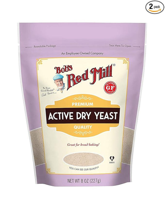 Bob's Red Mill Active Dry Yeast (8 Ounce (Pack of 2)