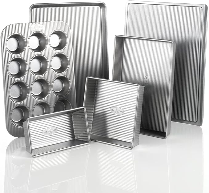 USA Pan 6 Piece Nonstick Bakeware Set