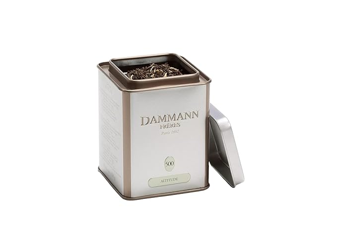 Dammann Freres Loose Leaf, Altitude, Premium Gourmet French Black Tea, 3.52 Ounce Tin