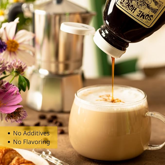 Some Honey Raw & Unfiltered Buckwheat Honey – 100% Pure U.S. Honey – USDA Grade A – All-Natural – 80 oz