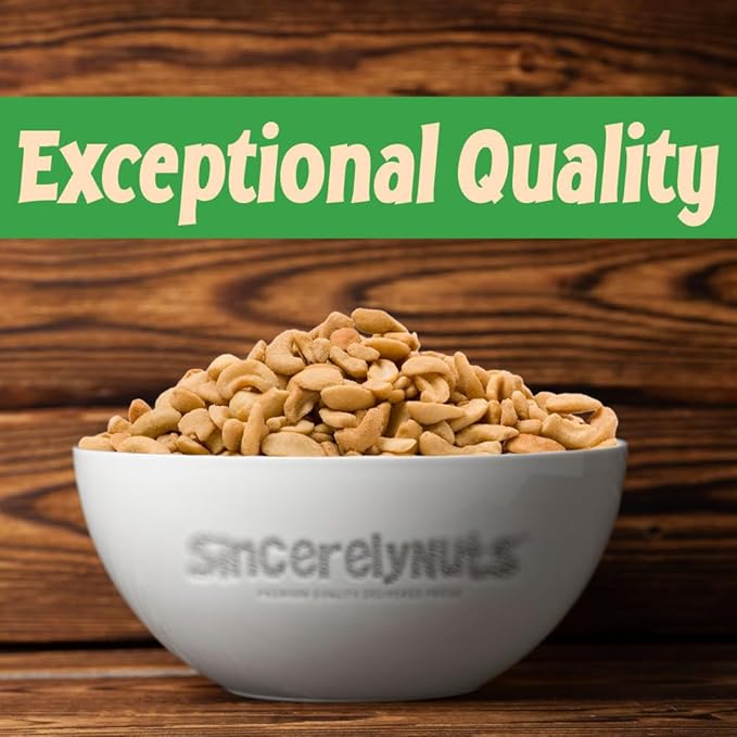 Sincerely Nuts ??Cashew Pieces Roasted and Salted | Five Lb. Bag | Deluxe Kosher Snack Food | Healthy Source of Protein, Vitamin & Nutritional Mineral Content | Gourmet Quality Vegan Nut