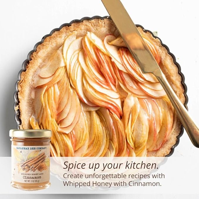 Savannah Bee Company Whipped Honey - All Natural Spreadable Honey