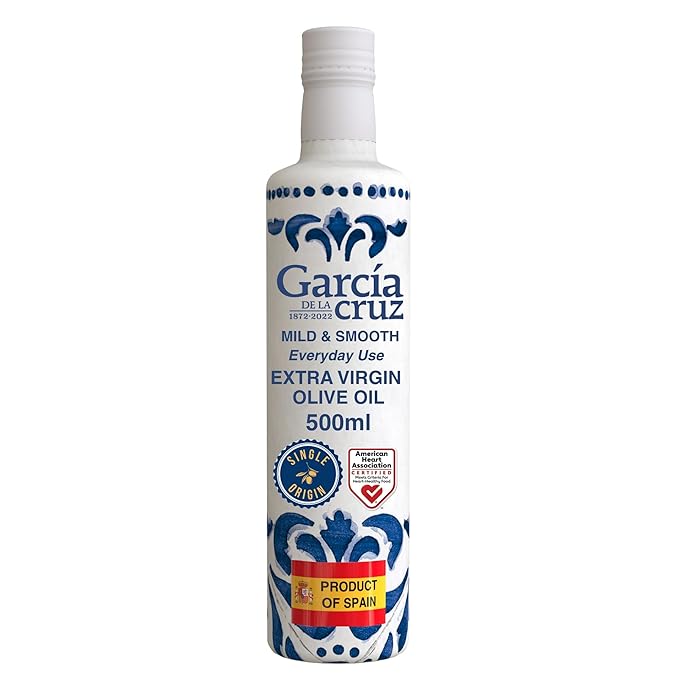 Organic Extra Virgin Olive Oil by Garcia de la Cruz, Mild Smooth Flavor for Everyday Use, Spanish Organic Olive Oil, Single-Origin Family Owned