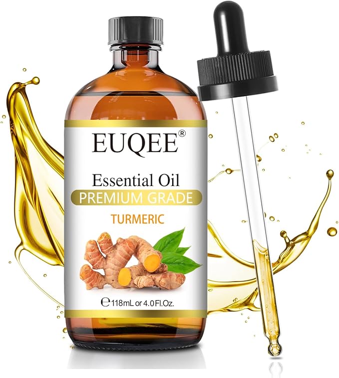 Turmeric Essential Oil 118 ml Pure Turmeric Essential Oil for Diffusers, Candle Making, DIY Soap - 4Fl. Oz
