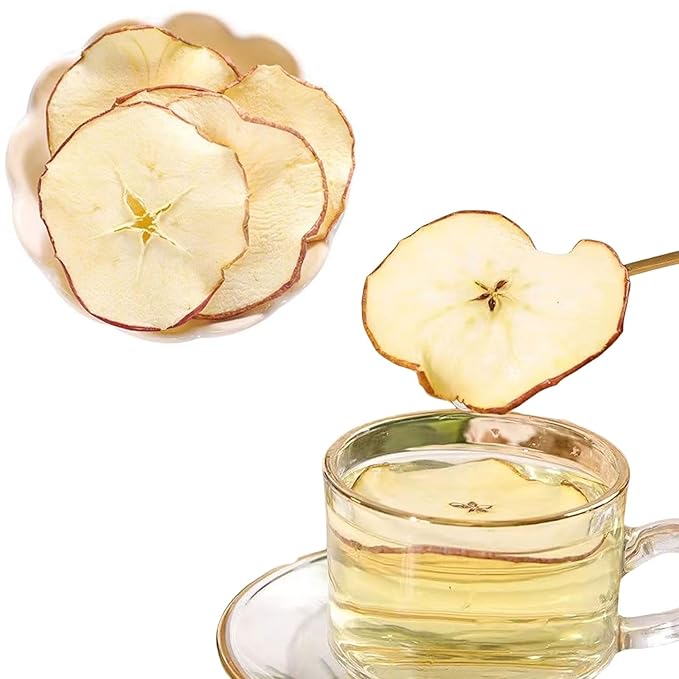 dried apple chips 5.29oz/150g，apple chips bulk，No Sugar Added Dried Sweet Apple ，Delicious Dried Fruit for Healthy Snacking