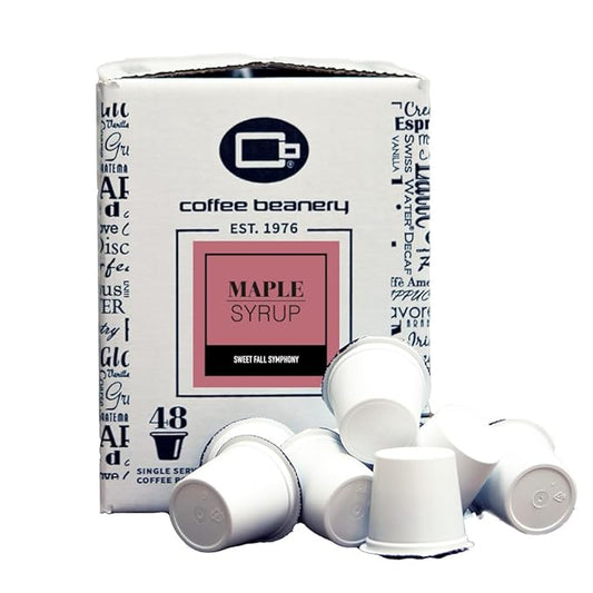 Maple Syrup Coffee Pods by Coffee Beanery | 192ct Bulk Flavored Coffee Pods Medium Roast Coffee