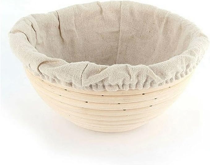 7 Inch Round Bread Banneton Proofing Basket Set of 2 Sourdough Proofing Basket kit for Artisanal Baking ??Bread Making Tools For Professional & Home Bakers (7 inch round- 2 pack)