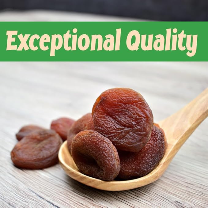 Sincerely Nuts ??Organic Dried Turkish Apricots | Five LB Bag | Healthy Pitted Apricot Fruit | Raw Vegan Snack | Dehydrated and Unsulfured | Sweet Gourmet Snacking Food | Kosher and Gluten Free