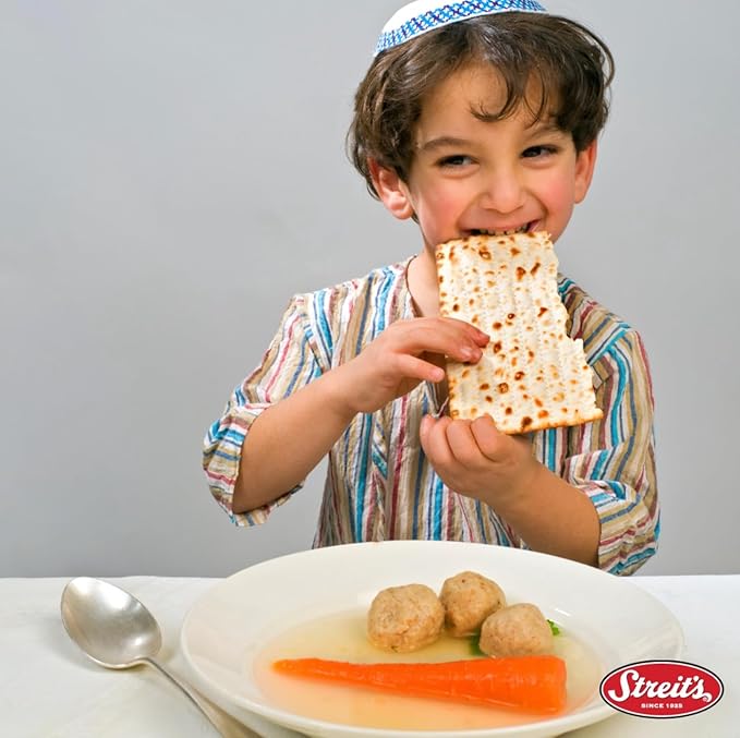 Streit's Moonstrips "Onion & Poppy" Matzo - Thin & Crispy, Non-GMO, Low Sodium, Low Fat, Vegan, Family Owned, Kosher Certified (11oz, Pack of 3)