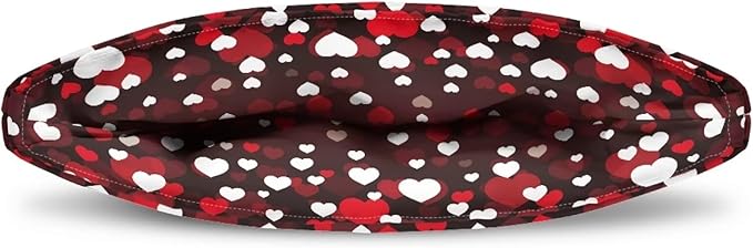Hudotybom Red Heart Tea Cozy for Teapot - Insulated Large Cover to Keep Warm - Machine Washable Coffee Pot Cloth Cover - Valentine's Day Decorations