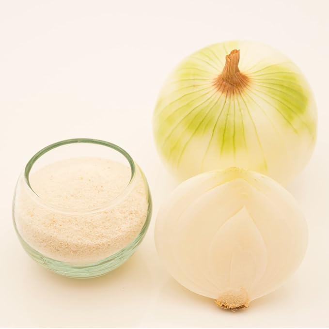 SPICY ORGANIC Onion Powder ??4 oz. ??Certified USDA Organic - Non-GMO - White Onion Powder Seasoning for Dressings, Dips, Casseroles, Meat, Poultry, Baking, Sauces, Gravies, and Flavoring for Snacks