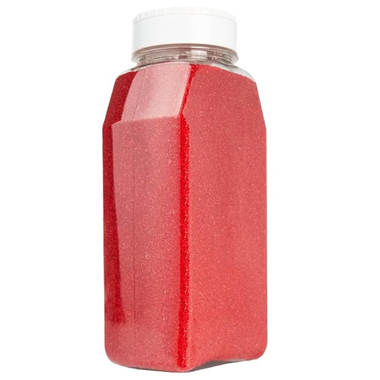 Cake Mate 33oz Red Sanding Sugar for Decorating ??Colored Sugar with Easy Pour Lid for Cakes, Cupcakes, Cookies, and More ??Ideal for Holiday & Party Decorations