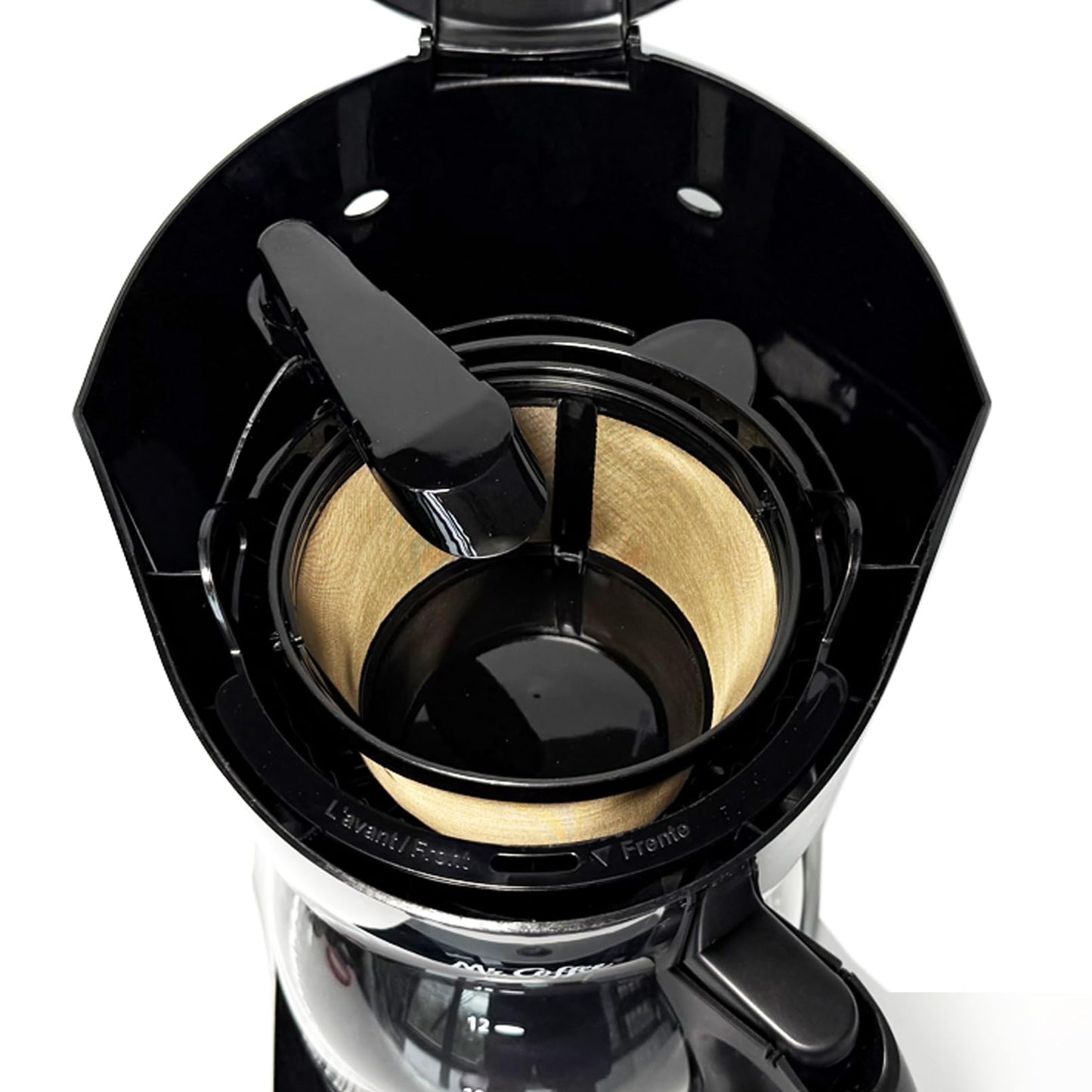 2-PACK Gold Reusable 8-12 Cup Basket Coffee Filter for Mr. Coffee Coffee Makers and Black & Decker
