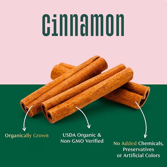 VAHDAM, Organic Cinnamon Powder (2.47oz/70g) 100% Raw, Non GMO, Gluten Free | Cinnamon Spice for Cooking, Smoothies, Lattes & Tea | Direct from Source