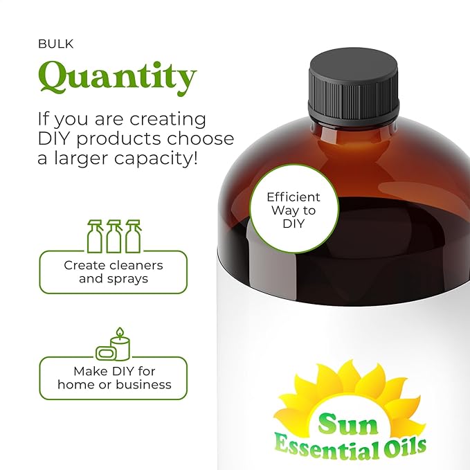 Sun Essential Oils - Wintergreen 4oz Bottle for Humidifier, Diffuser, Aromatherapy, Soap and Candle Making - Aromatherapy Oil