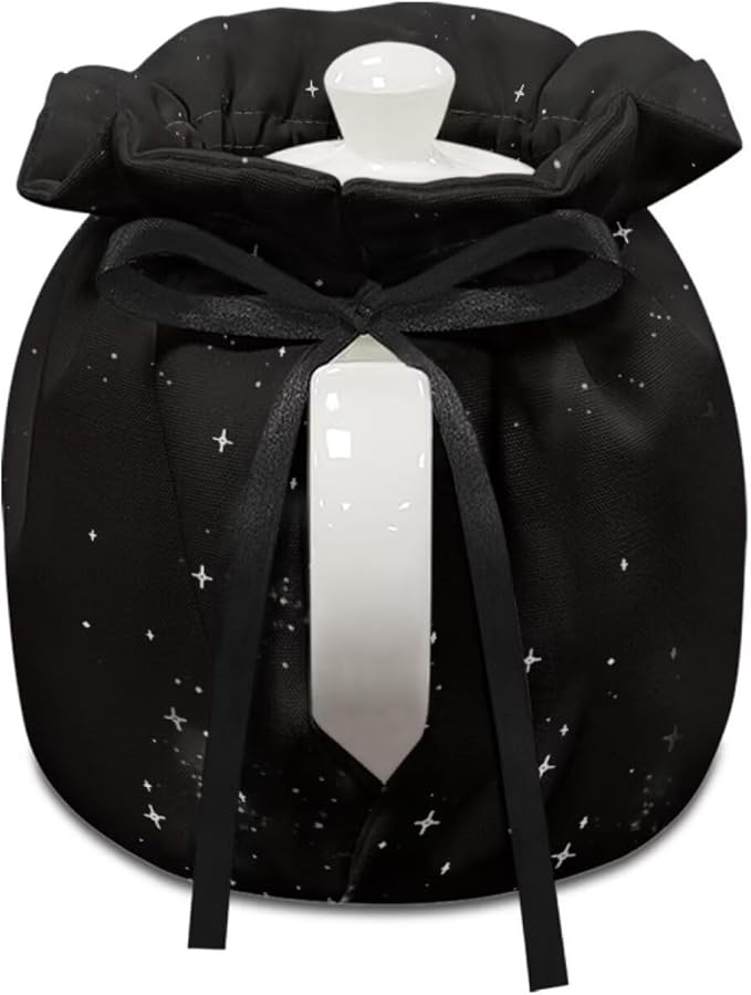 Gothic Sun Tea Cozy Kettle Dust Cover Large Tea Cosy Portable Easy to Clean Tea Pot Dust Cover Insulated Tea Cosy for Hotel Thicken Kettle Dust Cover for Kitchen, CZA18