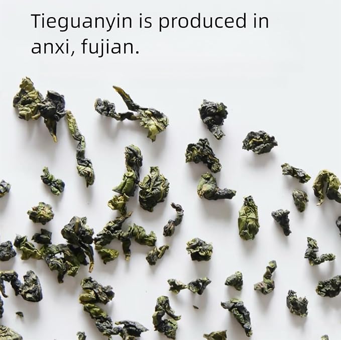 MOORCHOCO TieGuanYin Oolong Tea Loose Leaf, Iron Goddess of Mercy, 17.63 oz-500g, From Anxi Fujian (?¿뚪??ê³?­†??00g)