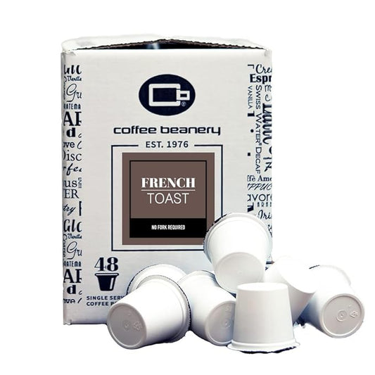 French Toast Coffee Pods by Coffee Beanery | 192ct Bulk Flavored Coffee Pods Medium Roast Coffee