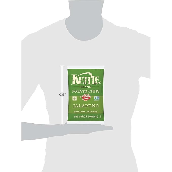 Kettle Brand Jalapeno Chips, 2-ounces (Pack of24)