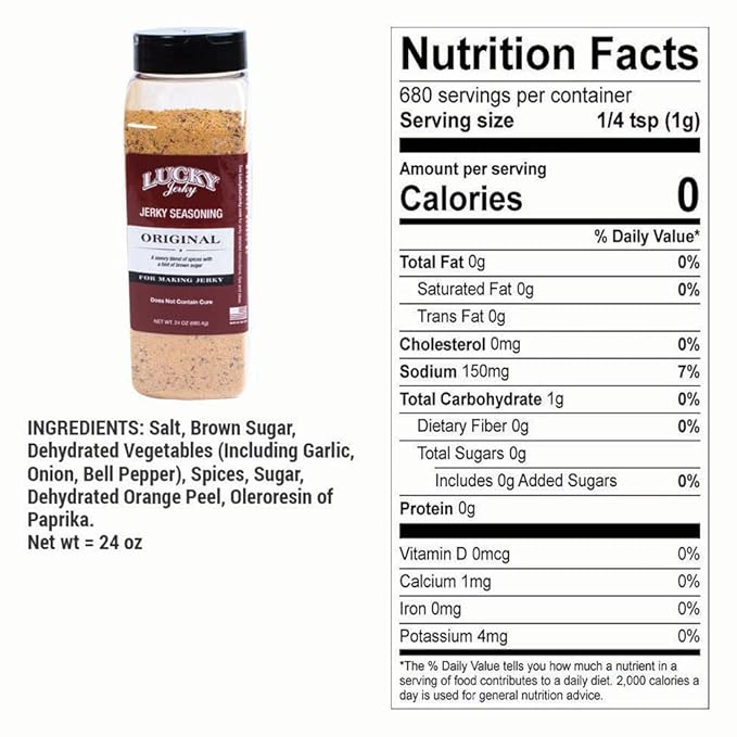 Lucky Jerky Seasoning (Original - 24oz)