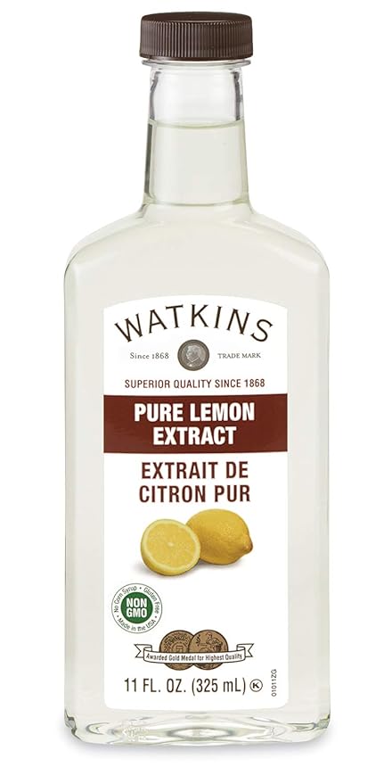 Watkins Pure Lemon Extract (11 oz.) and Watkins Clear Vanilla Flavor (11 fl. oz.)