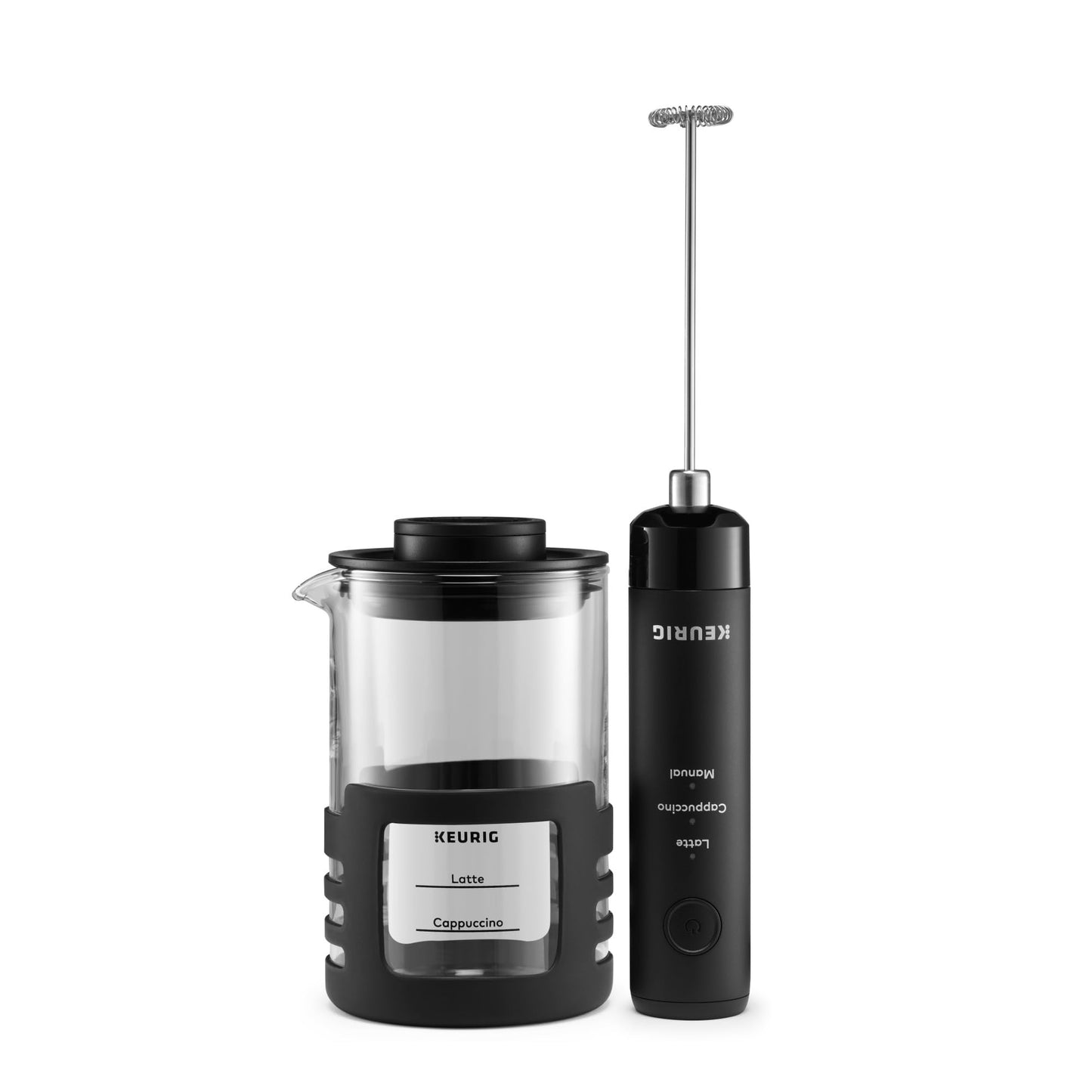 Keurig SimpleCafe Frother, Rechargeable Handheld Milk Frother for Lattes, Cappuccinos & Iced