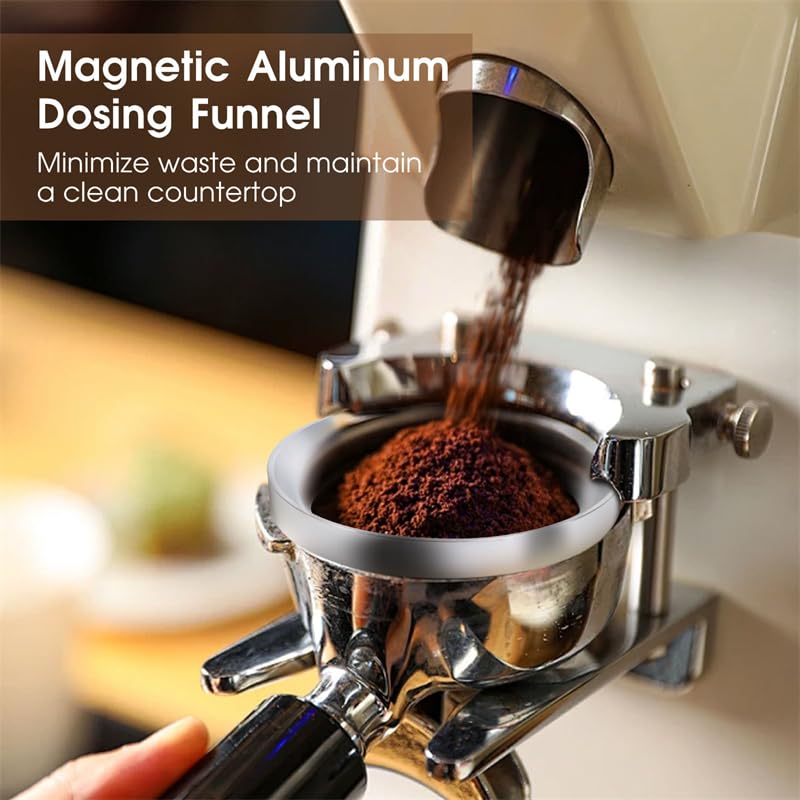 Reoszeank 51mm Espresso Accessories Kit, Distributor, Tamper, WDT, Funnel