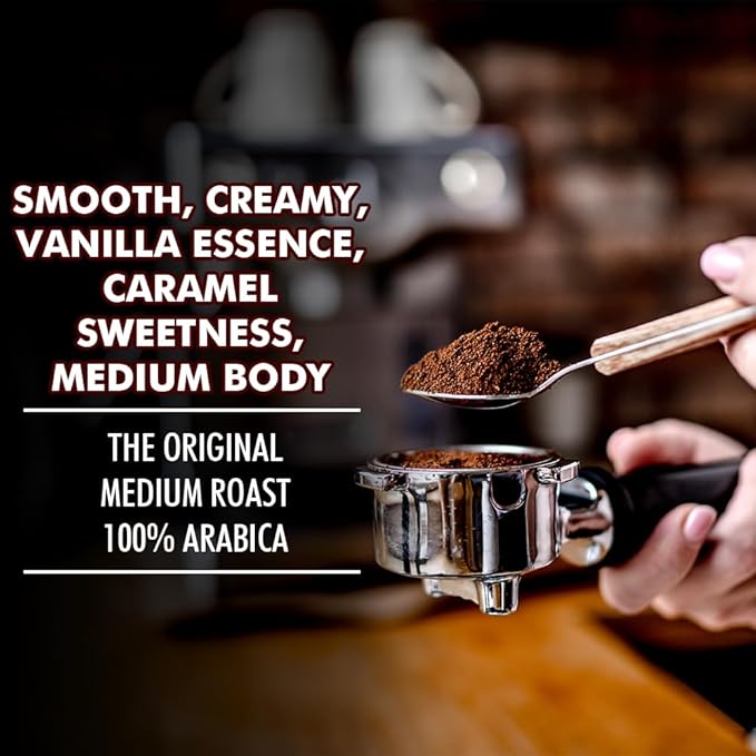 Liberty Beans Coffee Flavored Ground Coffee | Medium Roast, Low Acid | 100% Arabica | Boosts Energy, Supports Brain & Heart Health | Fair Trade & Organic, Rich Flavor, 12 oz (Single, French Vanilla)