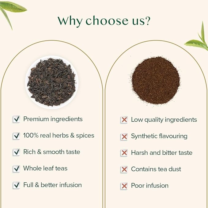 VAHDAM, High Mountain Oolong Tea Leaves From Himalayas (50+ Cups, 3.53oz) Strong & Robust Oolong Tea | High Elevation Grown | Vacuum Sealed | Brew Hot, Iced, Kombucha Tea | Loose Leaf Tea
