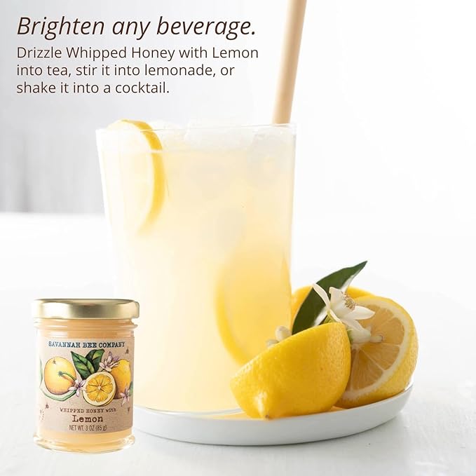 Savannah Bee Company Whipped Honey - All Natural Spreadable Honey