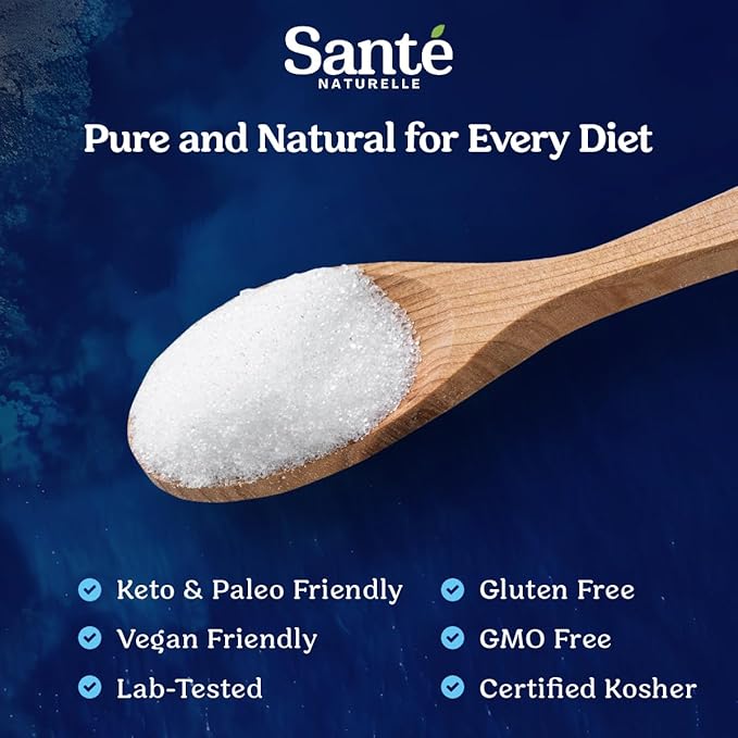 Sante Fine Ground Sea Salt From the Celtic Sea - 1.1lb (18oz) Pack of 3, Unrefined Organic French Sea Salt, Rich in 82+ Minerals Salt, 100% Natural & Hand Harvested