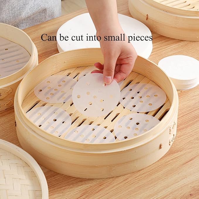 Multipurpose Silicone Liner for Steamer, Air Fryer, Pressure Cooker: Upgraded Reusable Air Fryer Liners, Silicone Baking Mat Steamer Liner, AirFryer Accessory Parchment Paper Replacement 13"