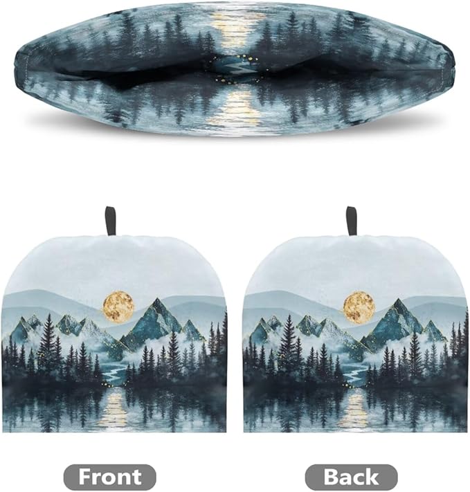 Large Tea Cozy for Teapot Insulated Extra Thick Wadding Tea Cozies Covers Fit 1 to 6 Cup Kitchen Textiles Warming & Insulating Kettle Cover for Kitchen Home Landscape Painting