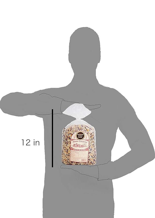 Amish Country Popcorn Rainbow Popcorn Kernels, 6LB Bag - Non-GMO, Gluten Free, Old Fashioned Popcorn