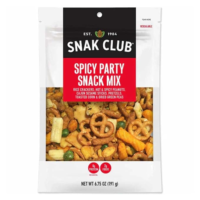 Snak Club Spicy Party Mix Resealable??"<div>