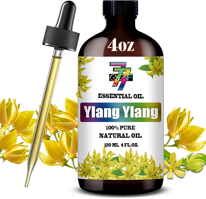Ylang Ylang Essential Oil (4 oz / 120 ml) ??Ylang Ylang Oils for diffusers, humidifiers, Home Baths, Cleaning Products, Yoga, DIY Soaps and DIY Scented Candles