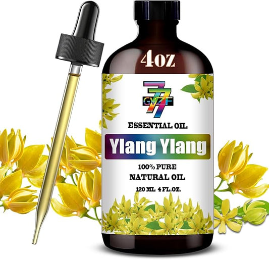 Ylang Ylang Essential Oil (4 oz / 120 ml) ??Ylang Ylang Oils for diffusers, humidifiers, Home Baths, Cleaning Products, Yoga, DIY Soaps and DIY Scented Candles