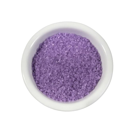Jellybeans Food Sanding Sugar - Sparkly Sugar Crystals - Sanding Sugar For Cake & Cookies - Special Sanding Sugar - Grains Decorative Sanding Sugar (Lavender, 8 LB(Case))
