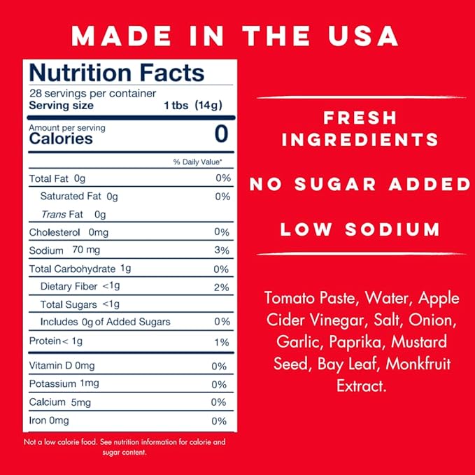 Yo Mama's Foods Keto Classic Ketchup ??Pack of (1) - No Sugar Added, Low Carb, Vegan, Gluten Free, Paleo Friendly, and Made with Whole Non-GMO Tomatoes!